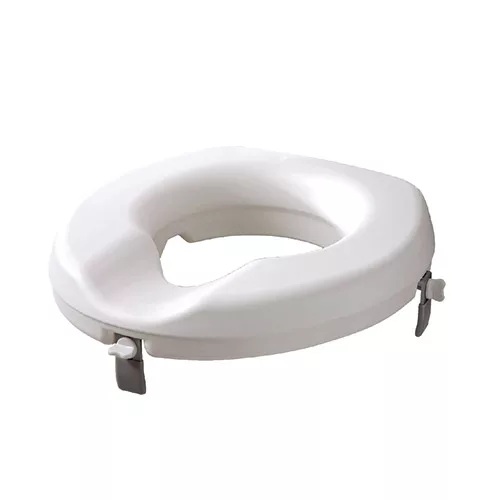 Raised toilet seat